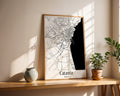 Catania Italy City Map Poster - GroovyGrove