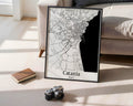 Catania Italy City Map Poster - GroovyGrove