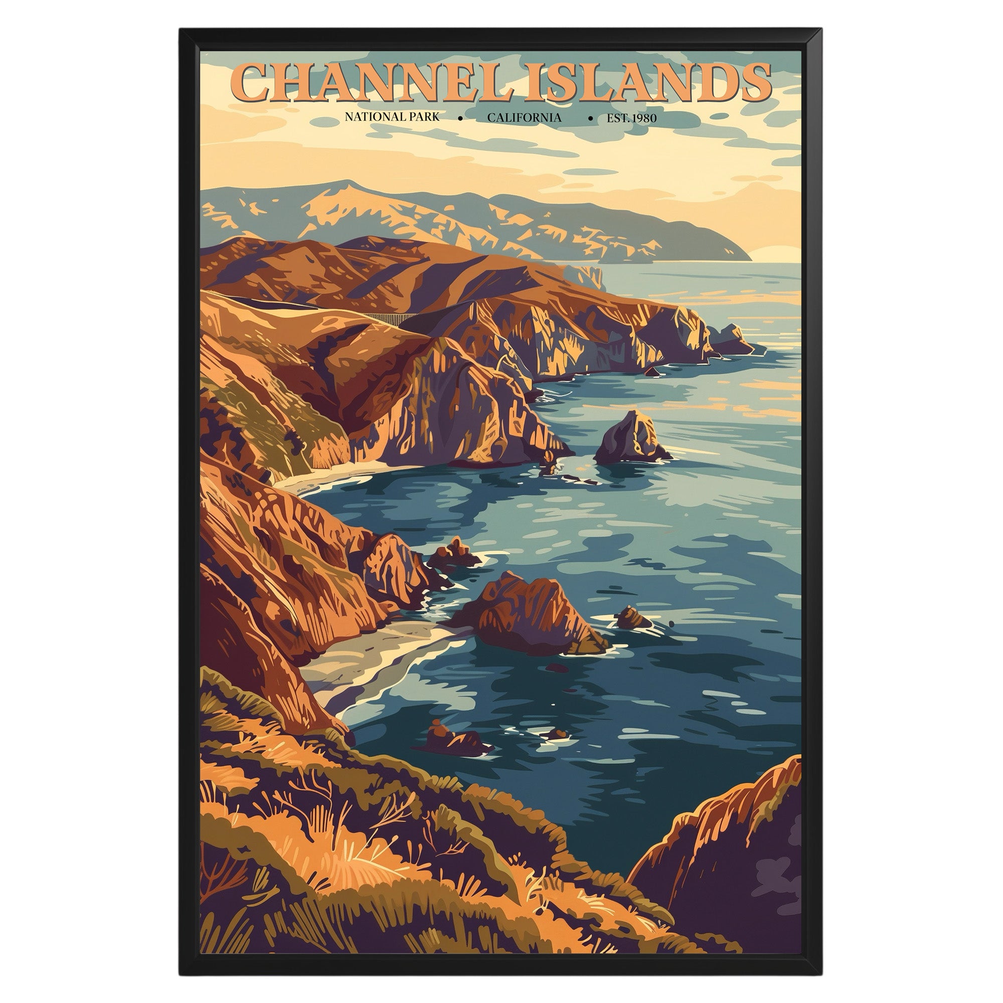 Channel Islands National Park Vintage Poster - GroovyGrove