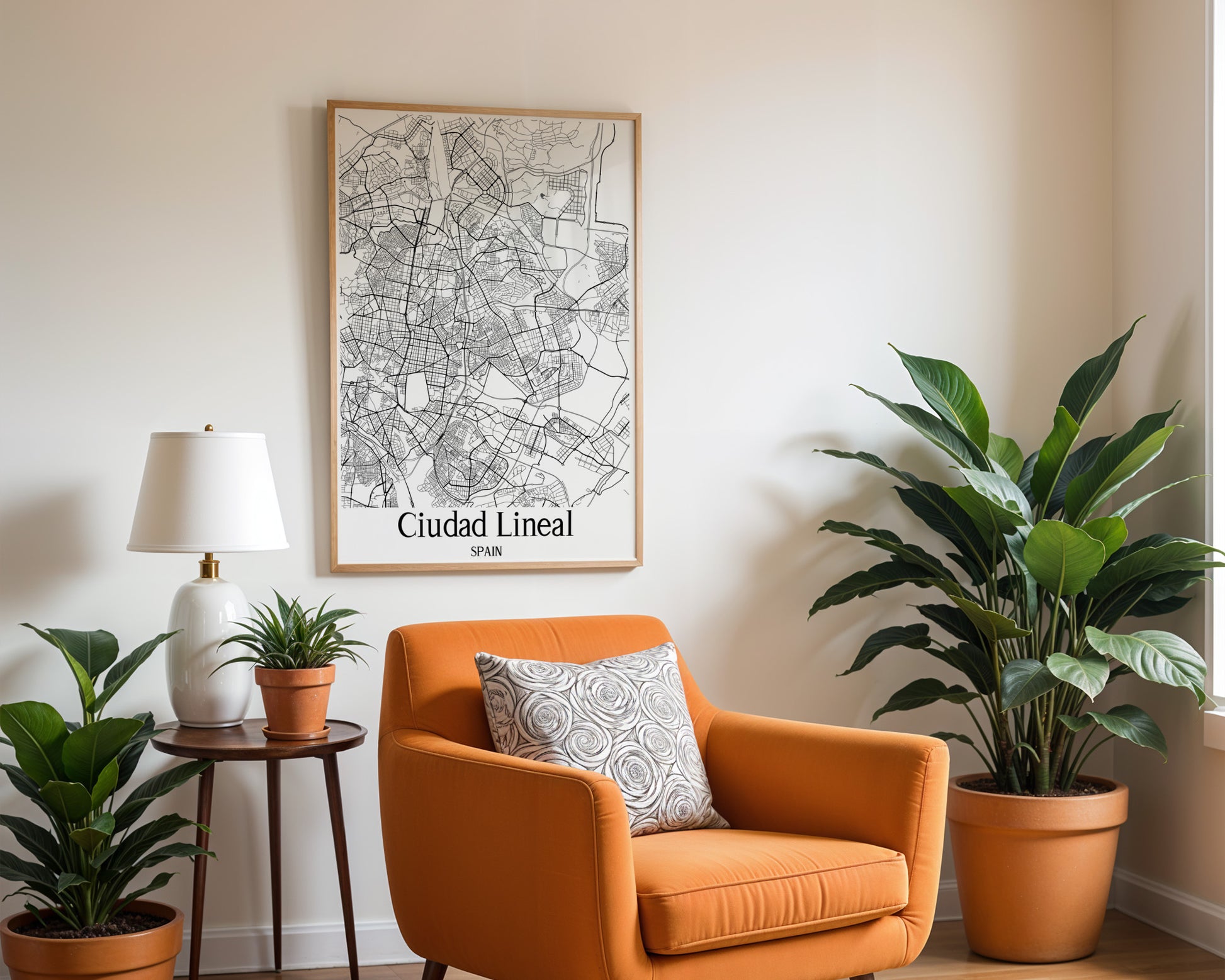 Ciudad Lineal Spain City Map Poster - GroovyGrove