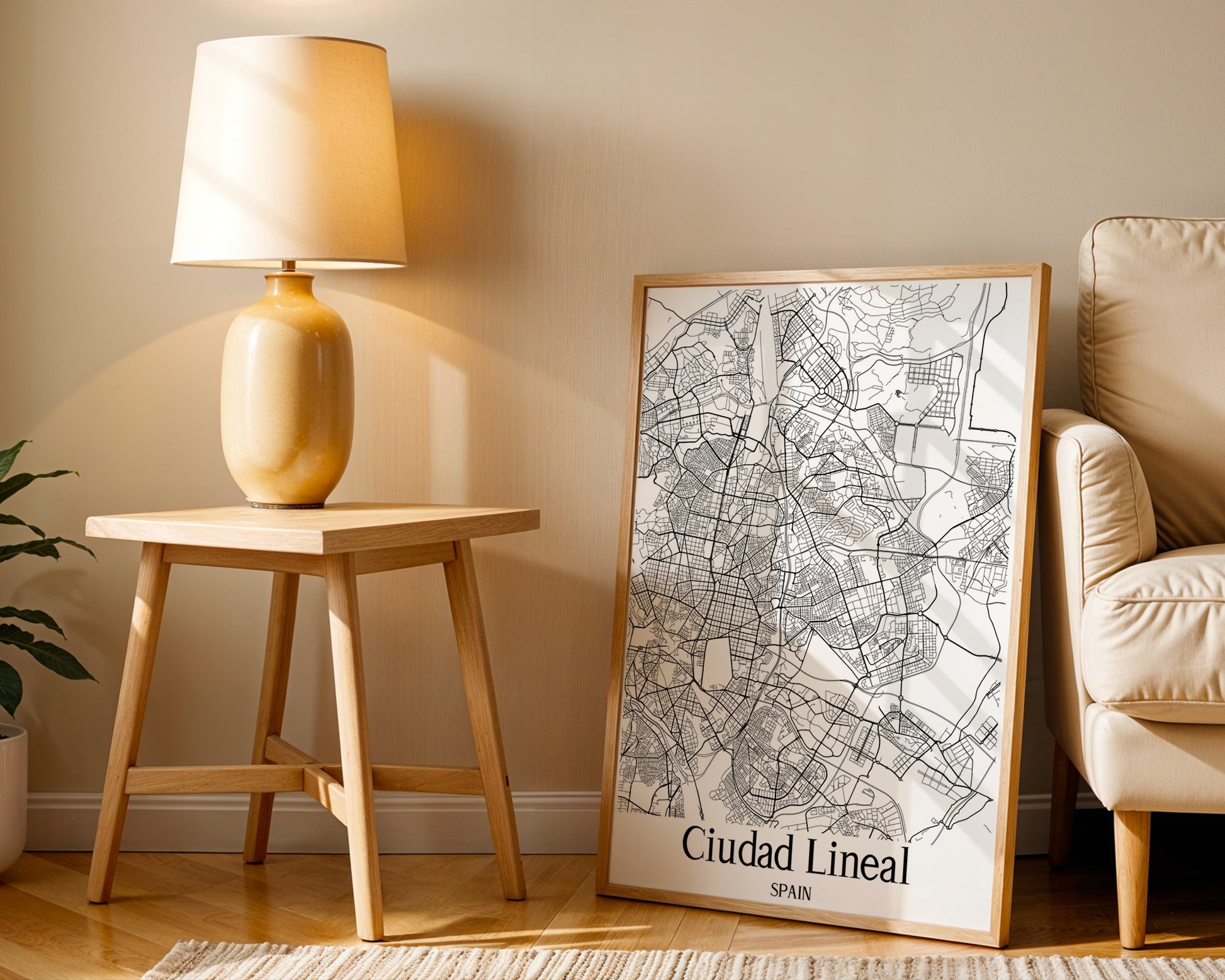 Ciudad Lineal Spain City Map Poster - GroovyGrove