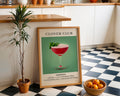 Clover Club Vintage Cocktail Poster - GroovyGrove