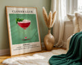 Clover Club Vintage Cocktail Poster - GroovyGrove