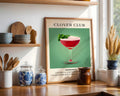 Clover Club Vintage Cocktail Poster - GroovyGrove