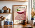 Clover Club Vintage Cocktail Poster - GroovyGrove