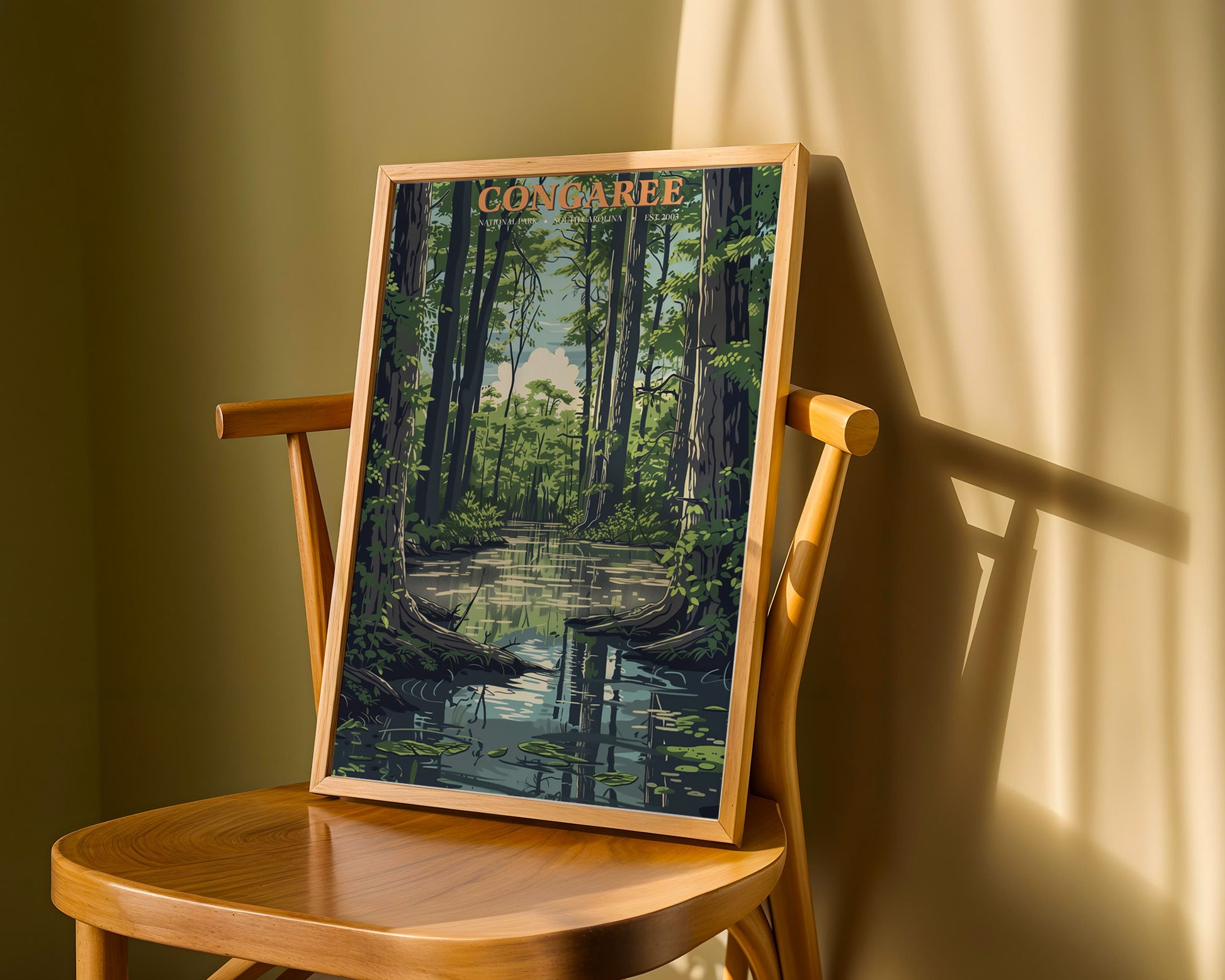 Congaree National Park Vintage Poster - GroovyGrove