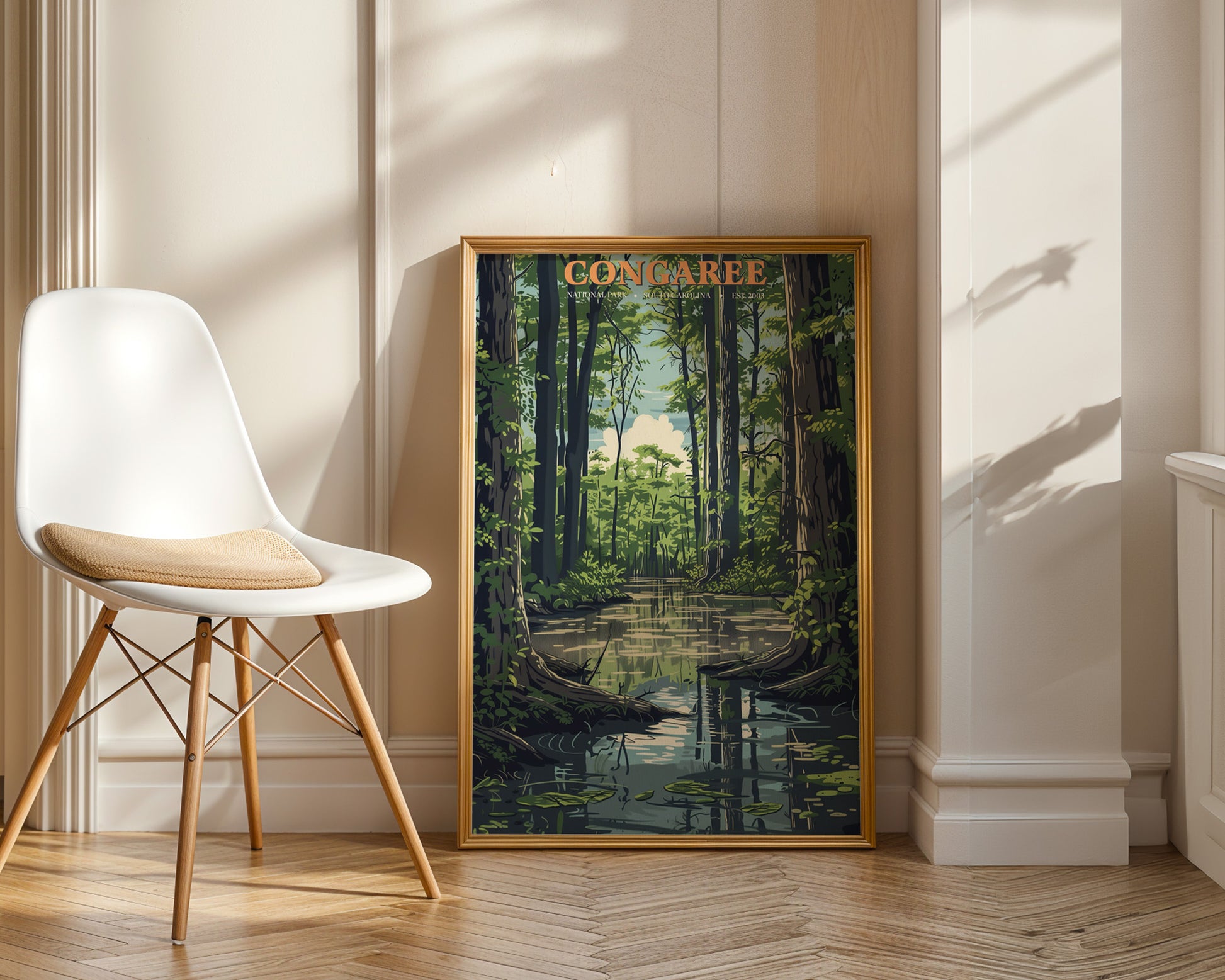 Congaree National Park Vintage Poster - GroovyGrove