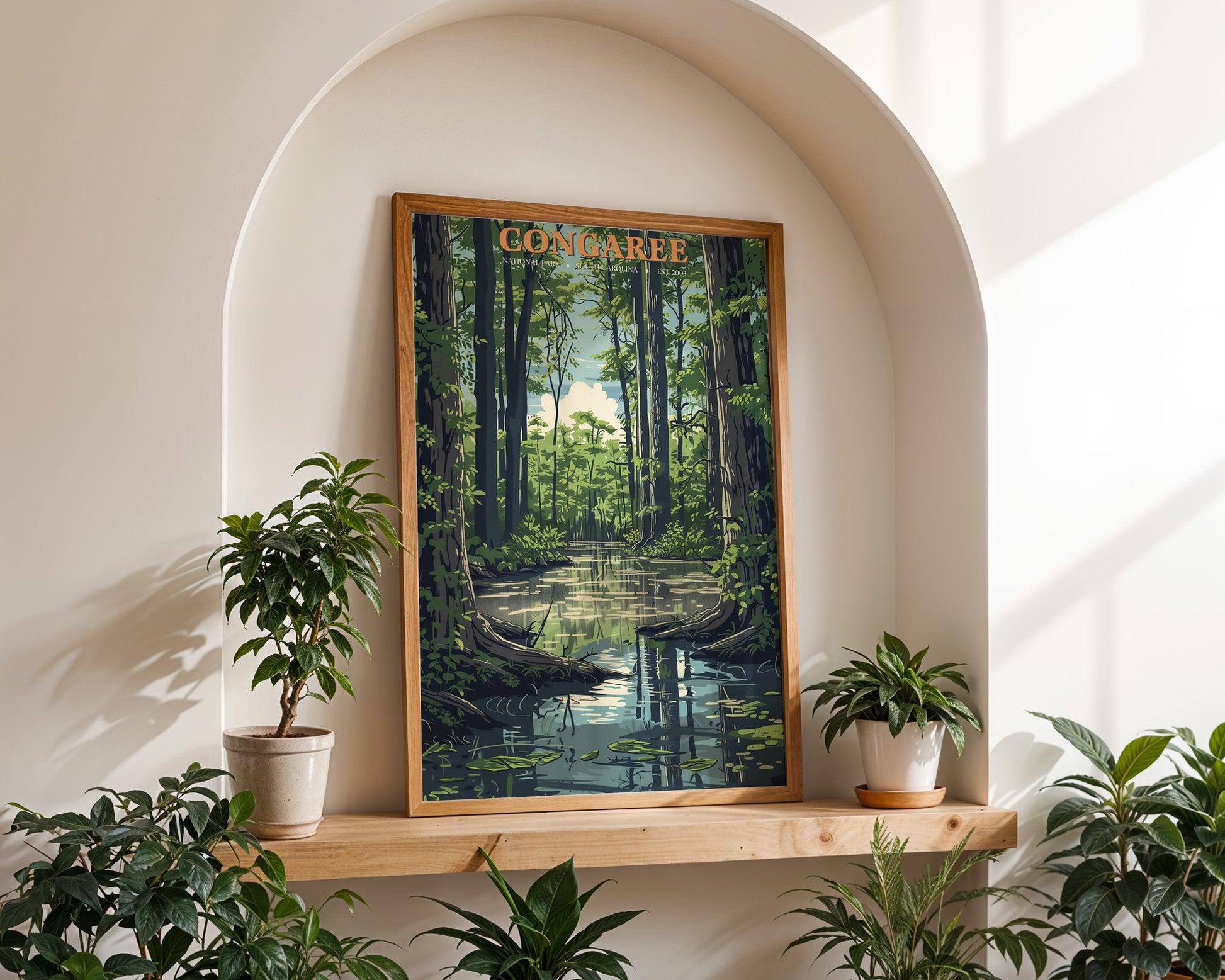 Congaree National Park Vintage Poster - GroovyGrove