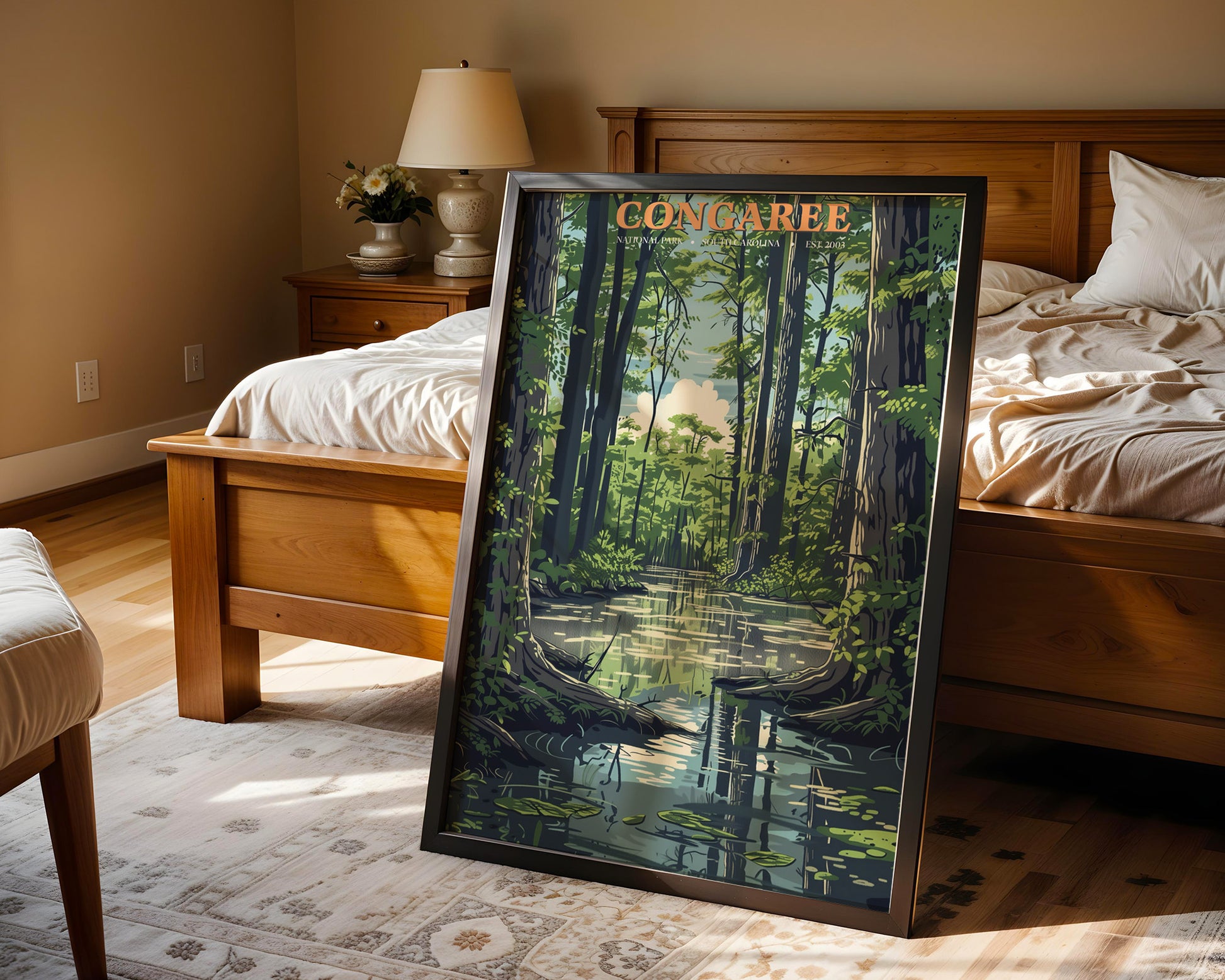 Congaree National Park Vintage Poster - GroovyGrove