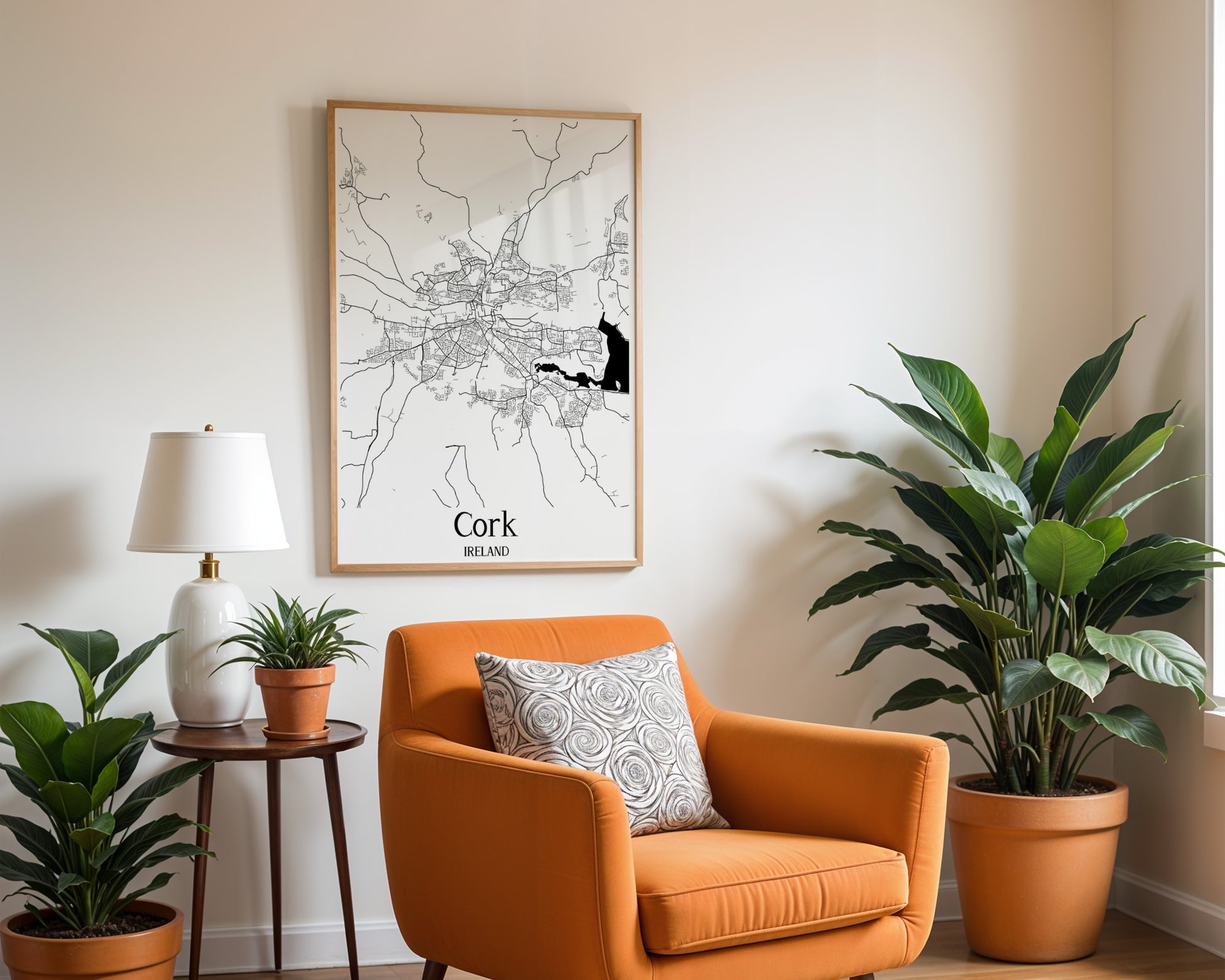 Cork Ireland City Map Poster - GroovyGrove