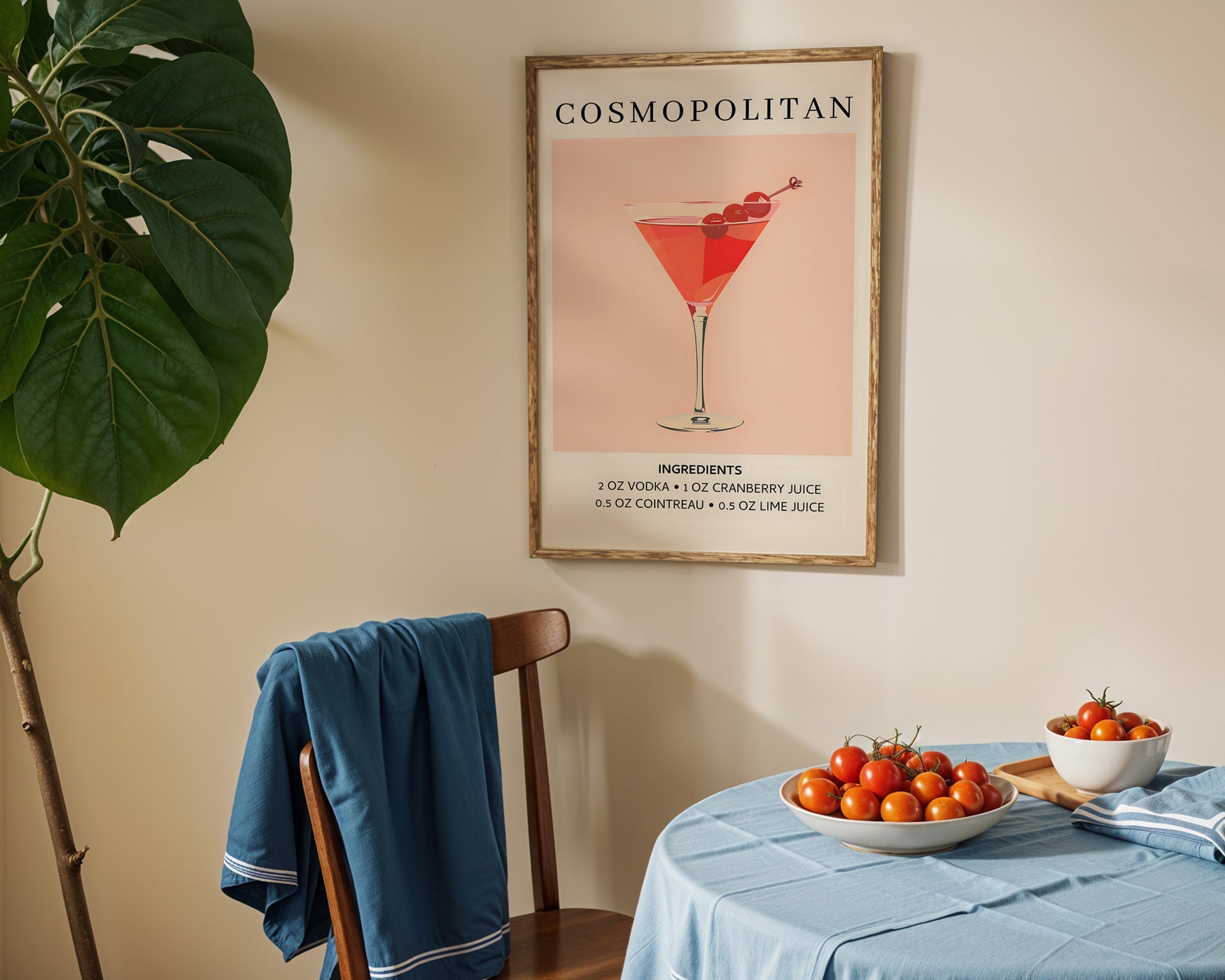 Cosmopolitan Vintage Cocktail Poster - GroovyGrove