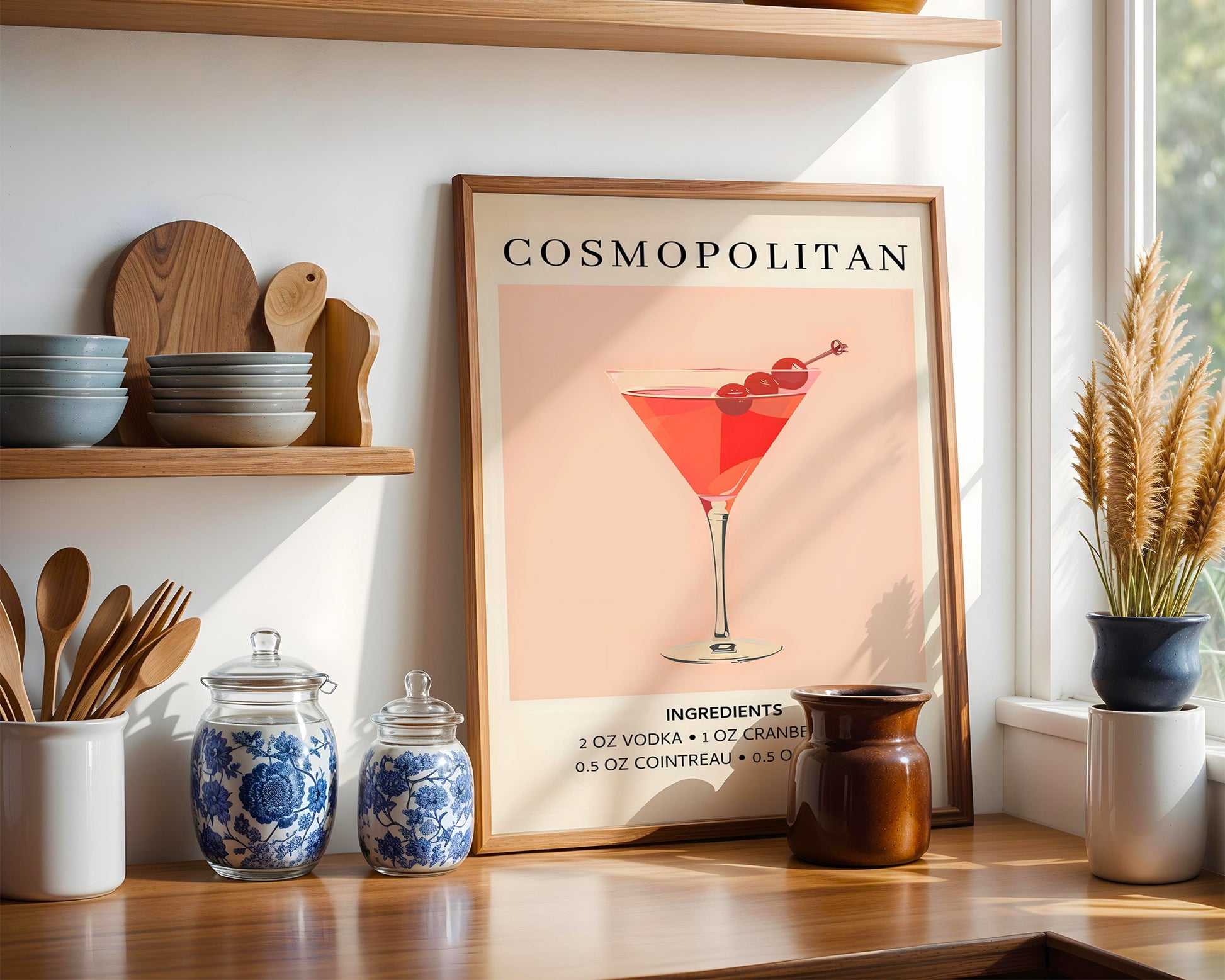 Cosmopolitan Vintage Cocktail Poster - GroovyGrove