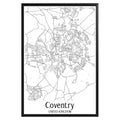 Coventry United Kingdom City Map Poster - GroovyGrove