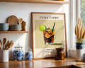 Cuba Libre Vintage Cocktail Poster - GroovyGrove