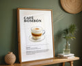 Café Bombón Coffee Recipe Poster - GroovyGrove