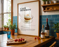 Café Bombón Coffee Recipe Poster - GroovyGrove