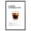 Corretto Coffee Recipe Poster - GroovyGrove