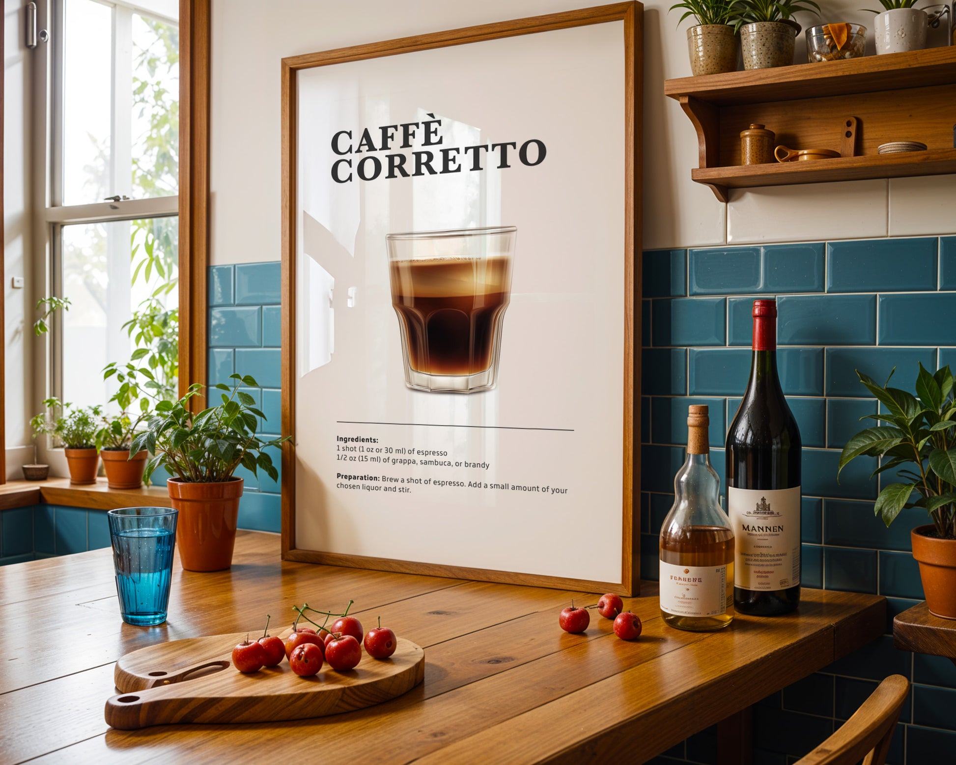 Corretto Coffee Recipe Poster - GroovyGrove