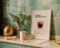 Corretto Coffee Recipe Poster - GroovyGrove