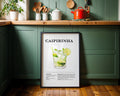 Caipirinha Cocktail Recipe Poster - GroovyGrove