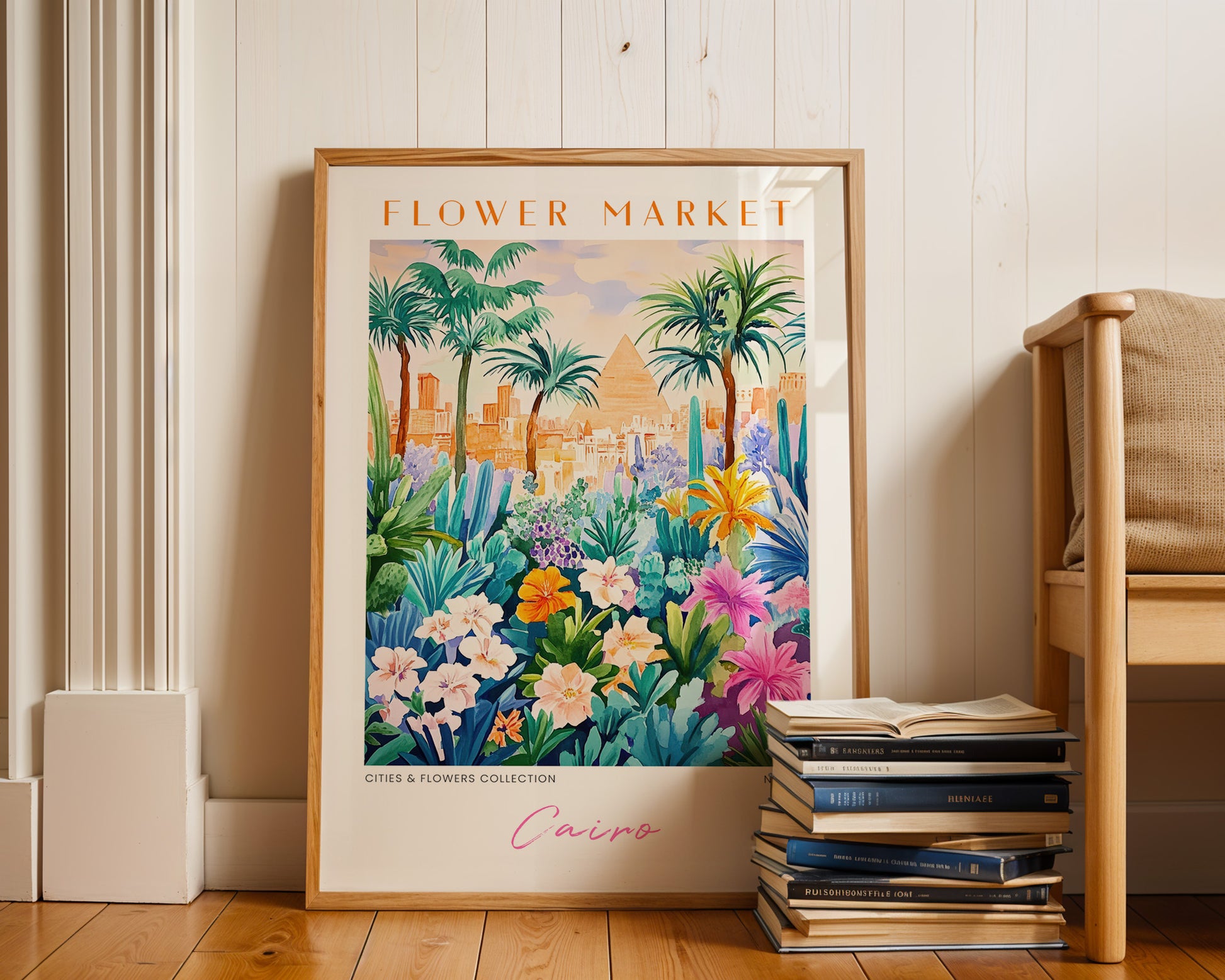 Cairo Egypt Flower Market Poster - GroovyGrove