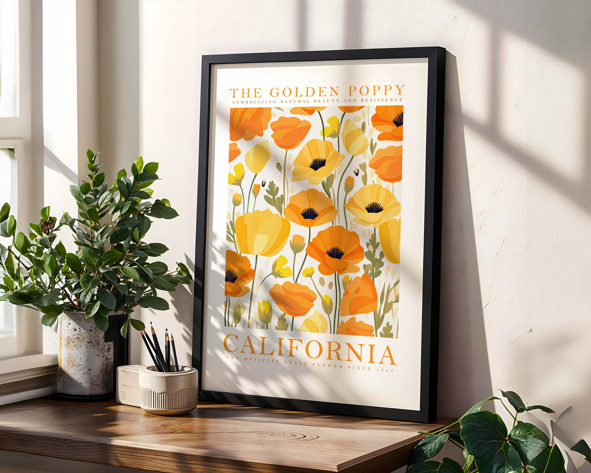 California State Flower Poster - GroovyGrove