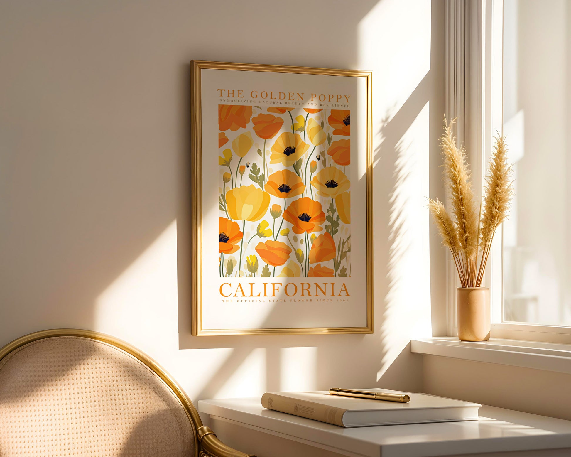 California State Flower Poster - GroovyGrove