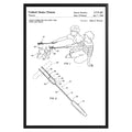 Campfire Roasting Fork 1998 Patent Poster - GroovyGrove