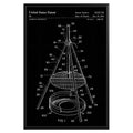 Campfire Tripod 1991 Patent Poster - GroovyGrove