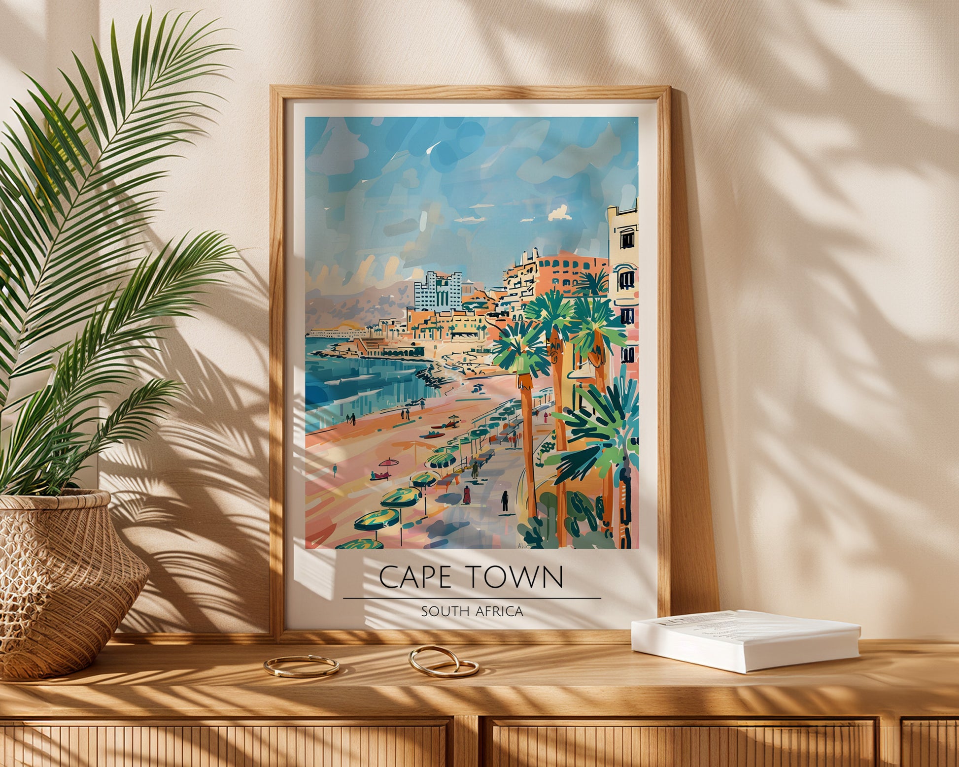 Cape Town South Africa Travel Poster - GroovyGrove