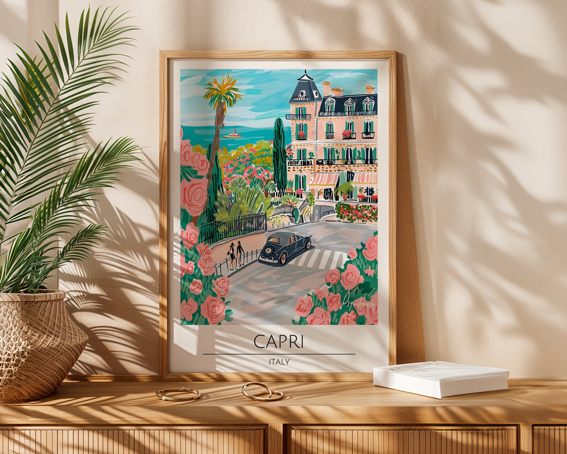 Capri Italy Travel Poster - GroovyGrove