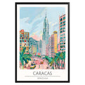 Caracas Venezuela Travel Poster - GroovyGrove