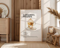 Caramel Frappe Coffee Recipe Poster - GroovyGrove