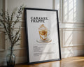 Caramel Frappe Coffee Recipe Poster - GroovyGrove