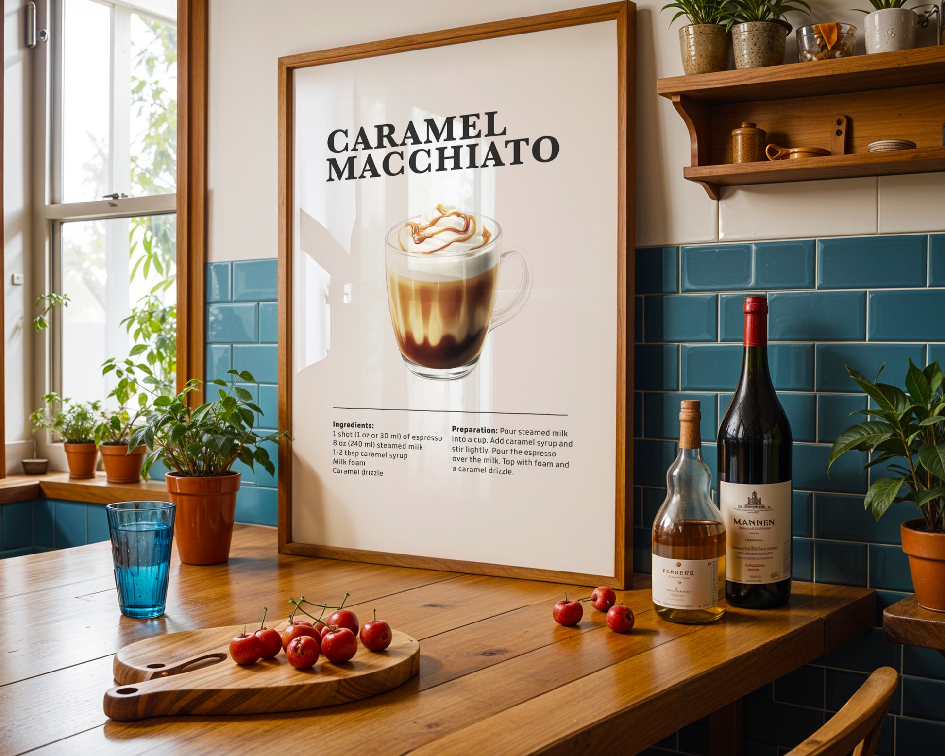 Caramel Macchiato Coffee Recipe Poster - GroovyGrove