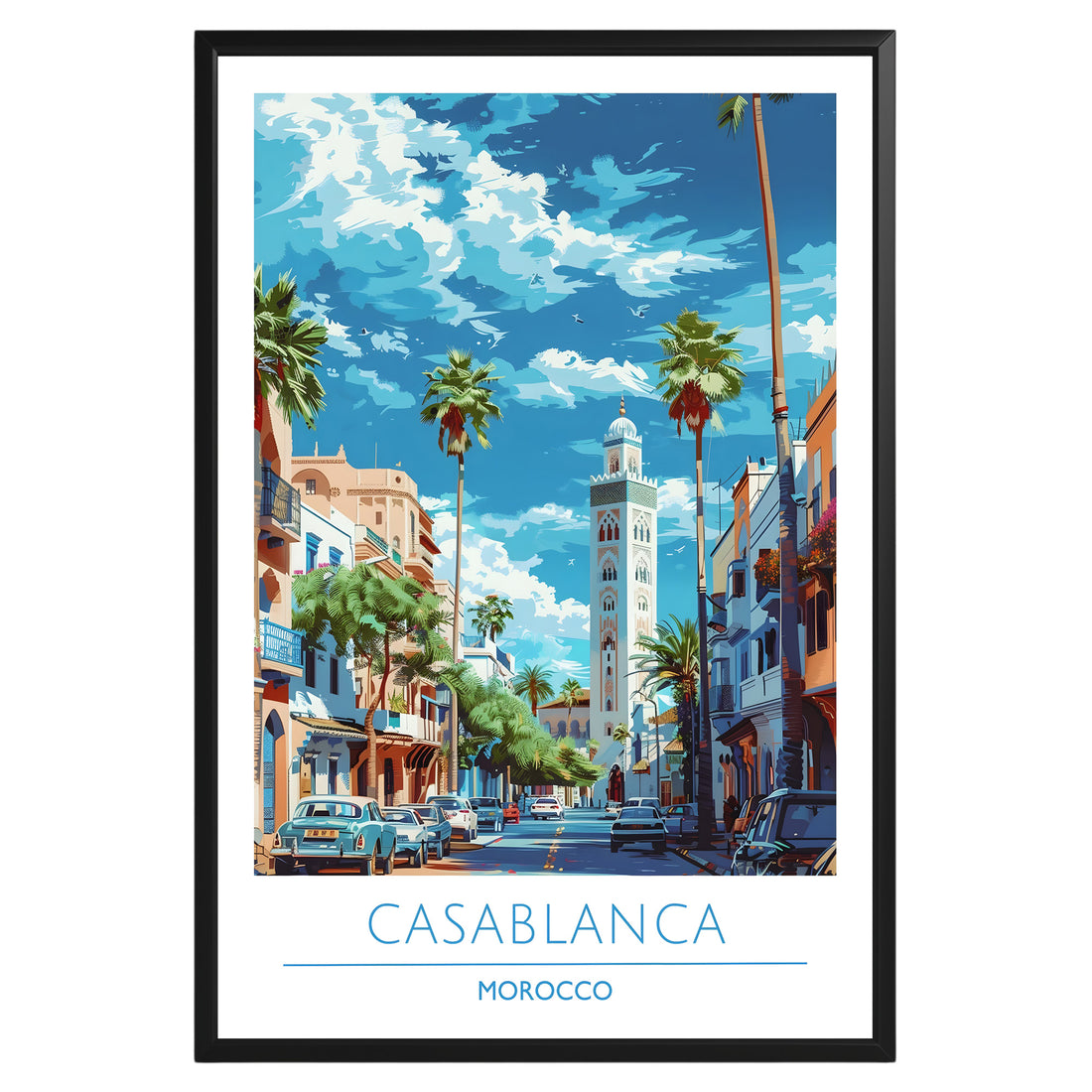 Casablanca Morocco Poster - GroovyGrove