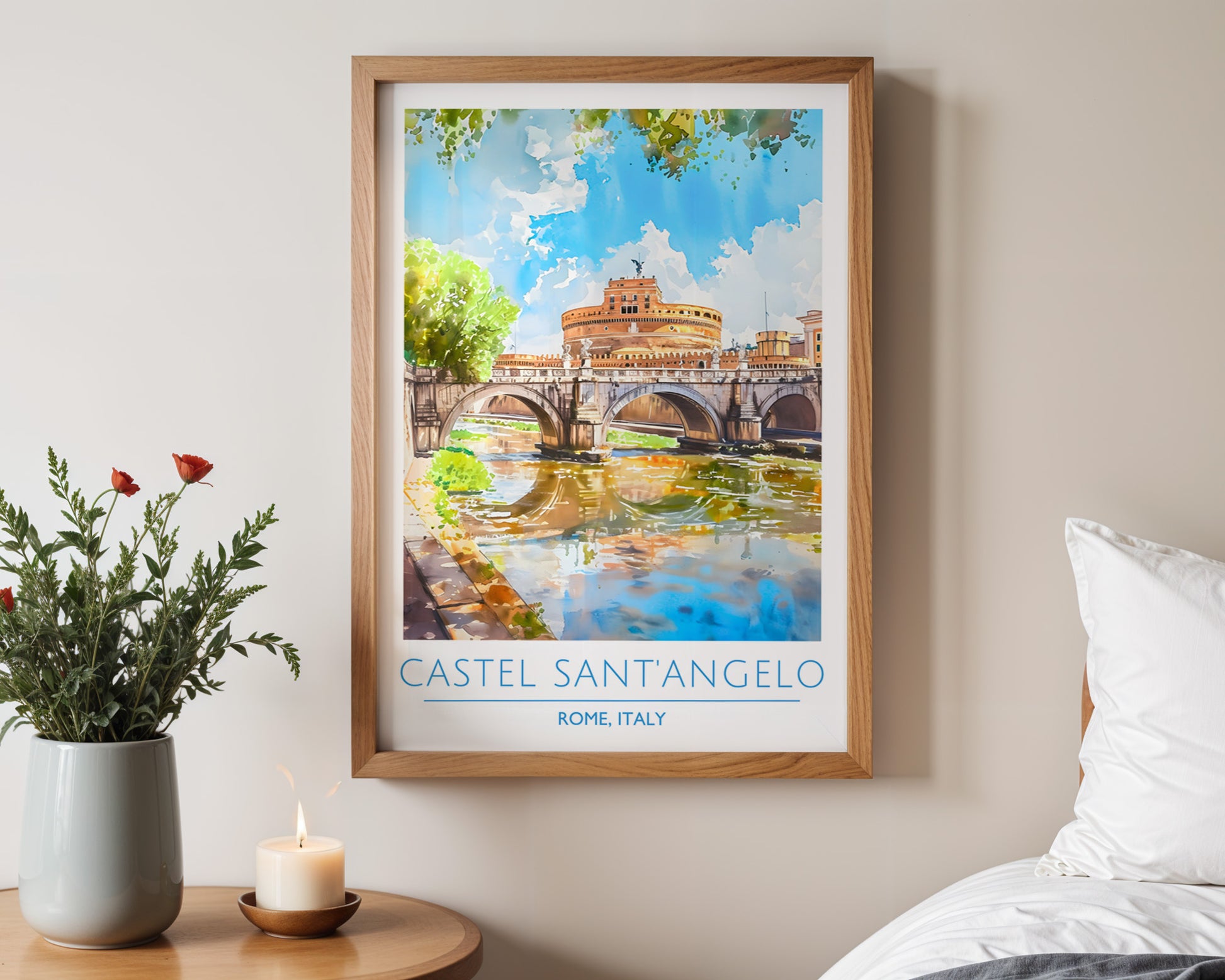 Castel Sant'Angelo Rome Italy Poster - GroovyGrove