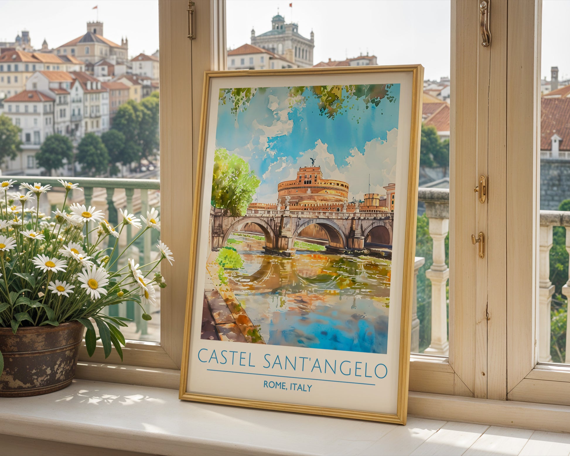 Castel Sant'Angelo Rome Italy Poster - GroovyGrove