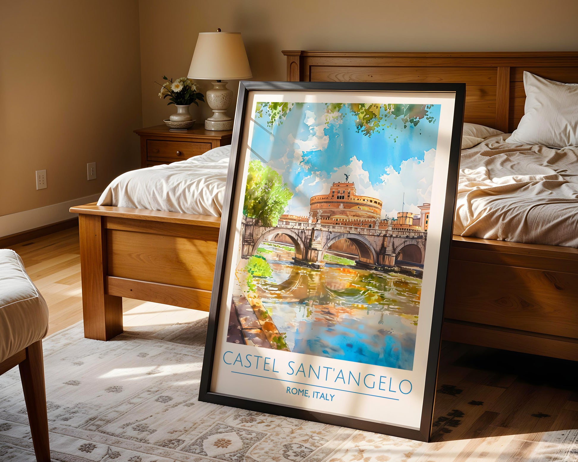 Castel Sant'Angelo Rome Italy Poster - GroovyGrove