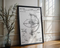 Celestial Navigation Device 1954 Patent Poster - GroovyGrove