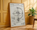 Celestial Navigation Device 1954 Patent Poster - GroovyGrove