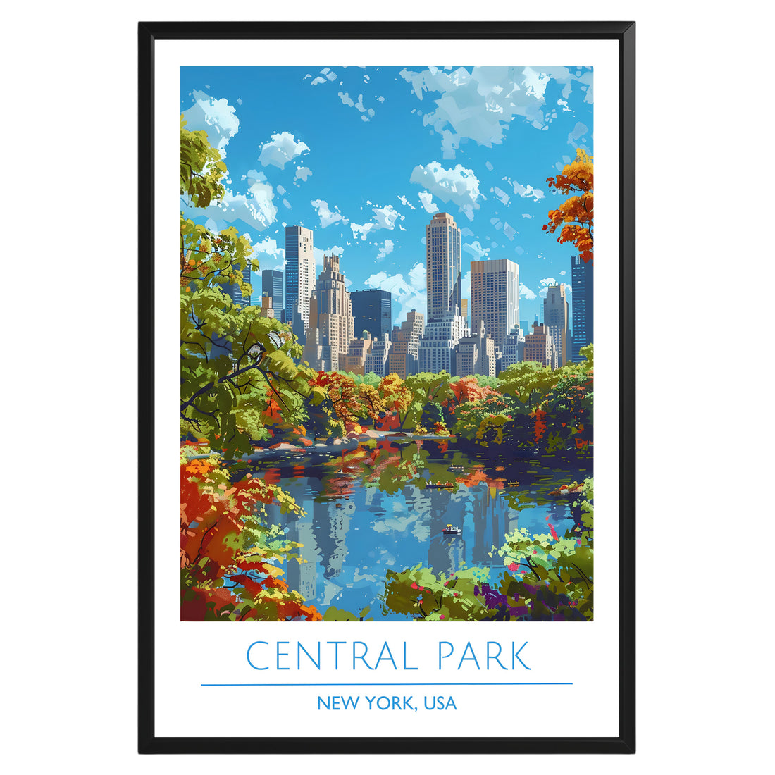 Central Park New York Poster - GroovyGrove