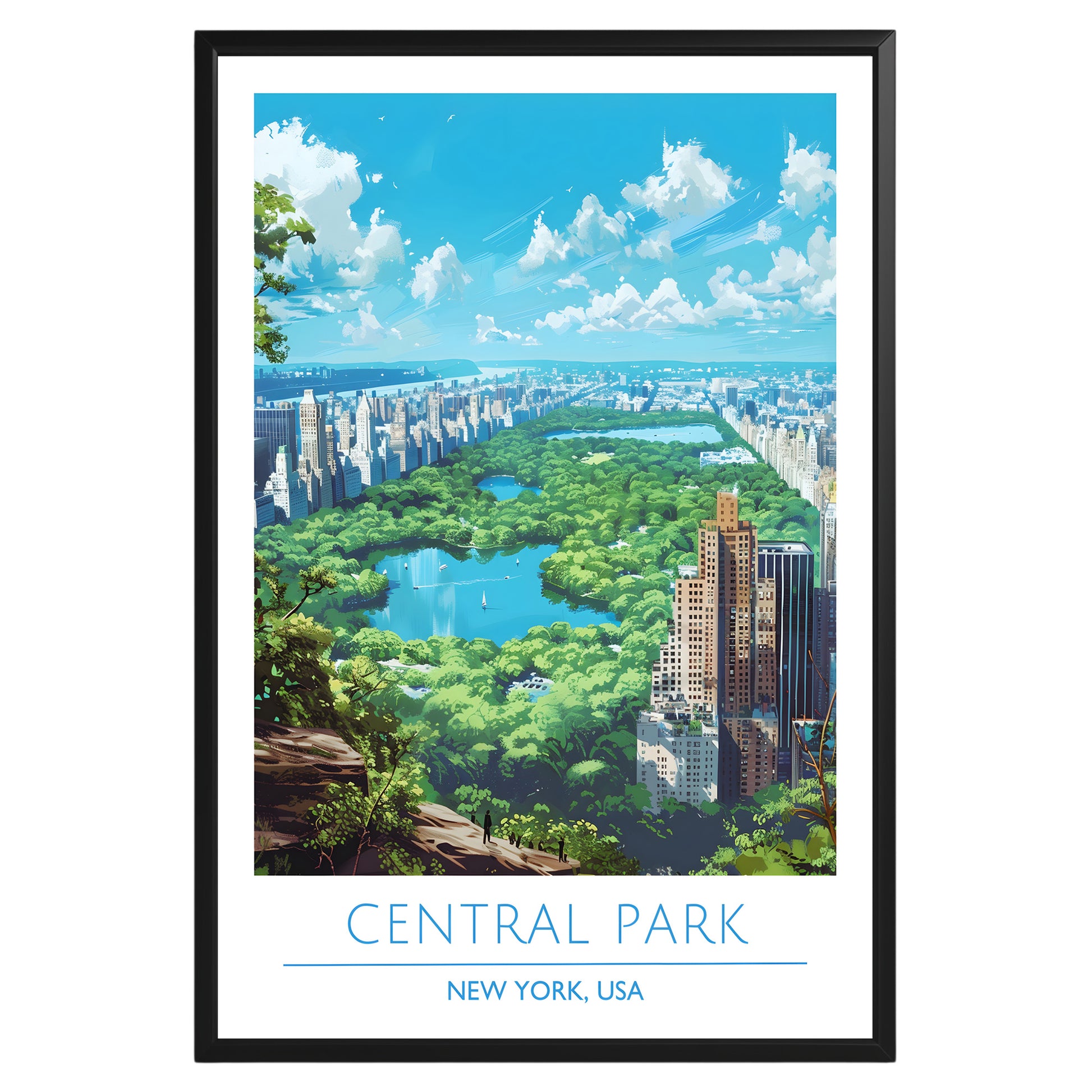 Central Park New York Poster - GroovyGrove