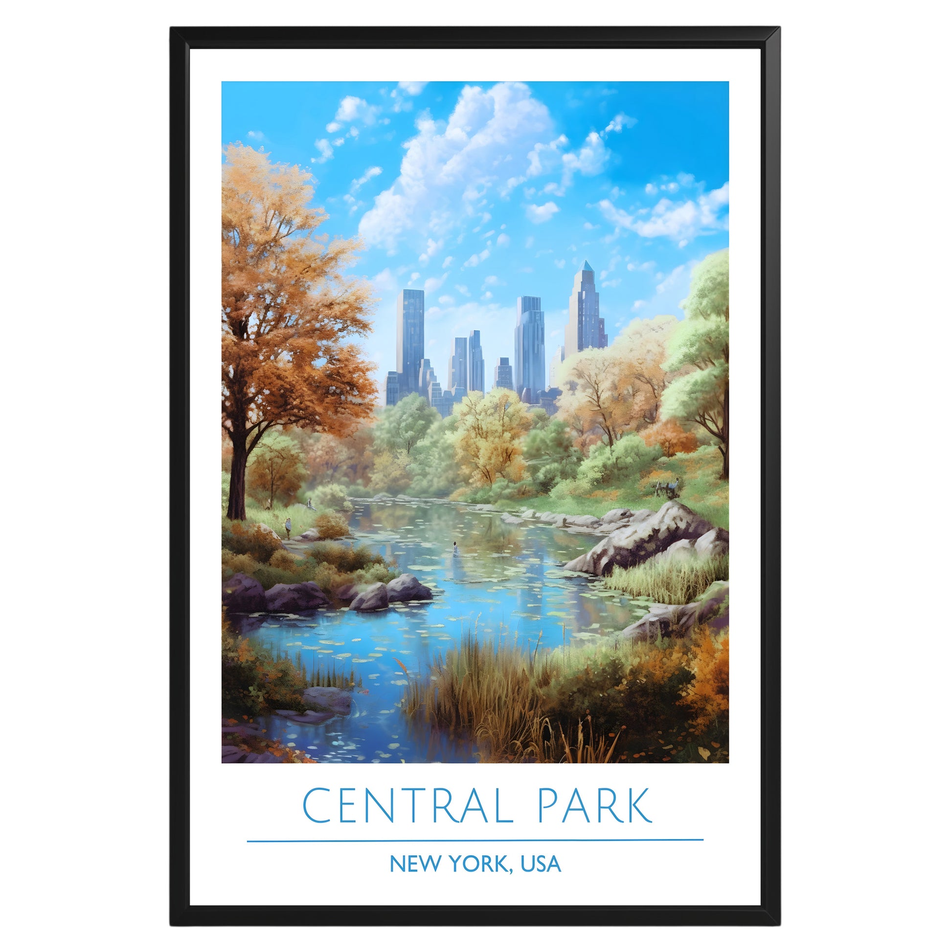 Central Park New York Poster - GroovyGrove