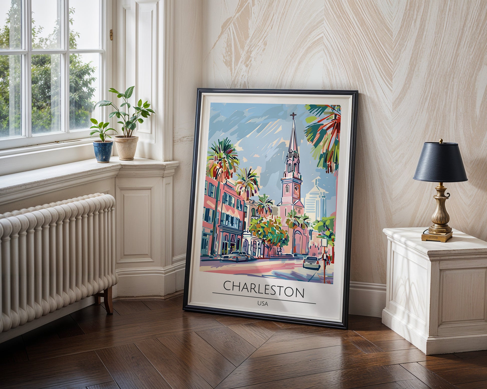 Charleston South Carolina Travel Poster - GroovyGrove