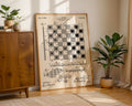 Checker And Chess Board 1923 Patent Poster - GroovyGrove