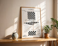 Chess And Checker Board 1893 Patent Poster - GroovyGrove