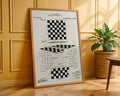 Chess And Checker Board 1893 Patent Poster - GroovyGrove