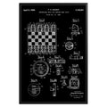 Chess And Checker Game 1940 Patent Poster - GroovyGrove