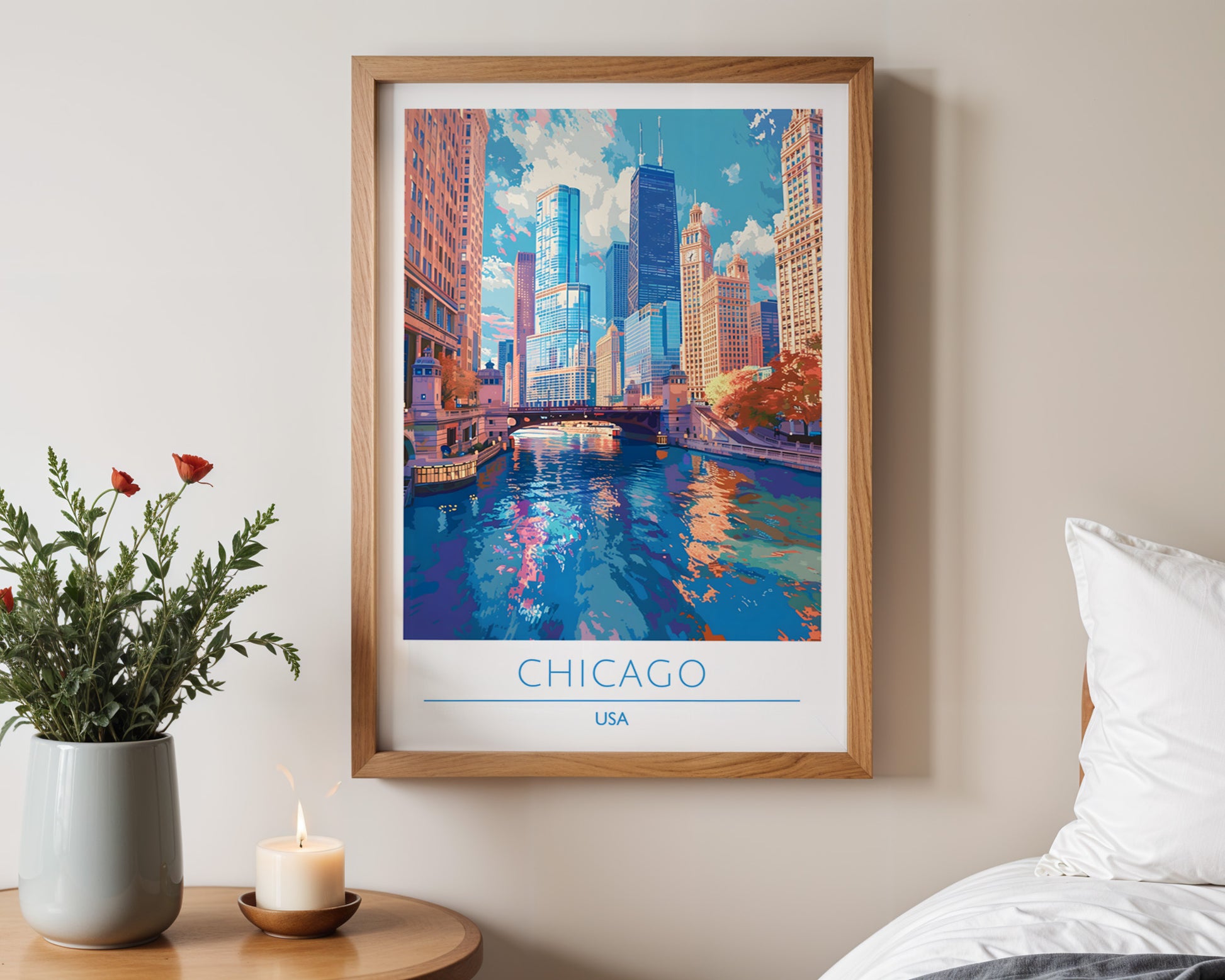 Chicago Illinois Poster - GroovyGrove